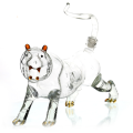 Tiger - shaped  Lead Free Crystal Liquor Decanter with